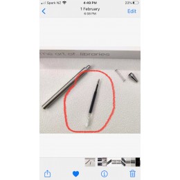 SPARE BLUE INK CARDRIDGE FOR YOUR SPECIAL VALVE SUPPLIES PEN